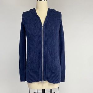 Navy Blue Cardigan Sweater